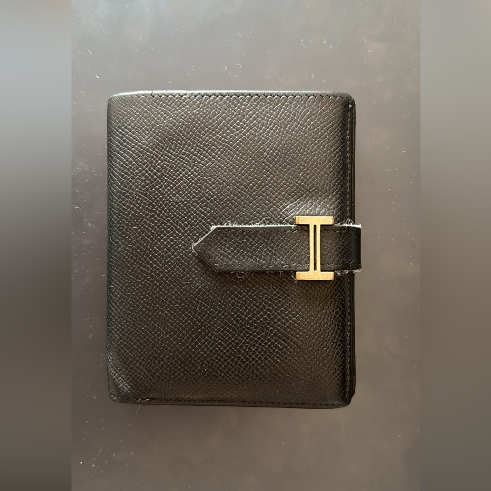 Hermes Bearn Compact Wallet (Black)